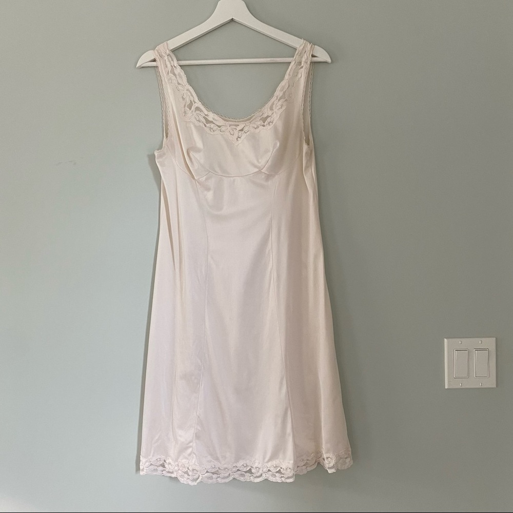 Vintage dress slip 1980s MolyClaire Lingerie gL'Amour